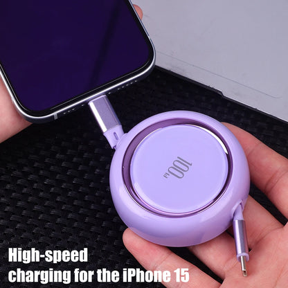 100W Fast Charging Type C Cable for IPhone 15