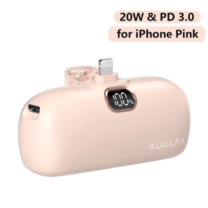 20W Fast Charging Portable Power Bank