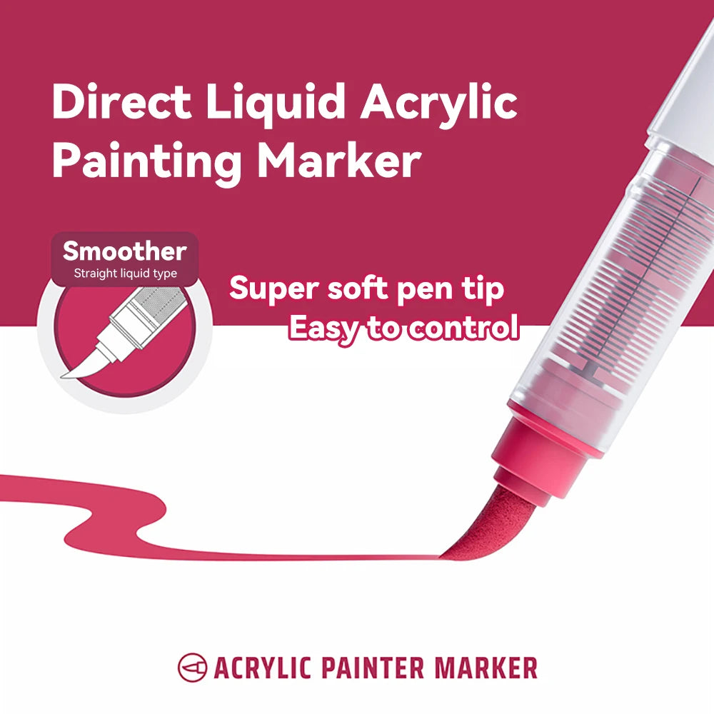 Acrylic Paint Marker Pen Set