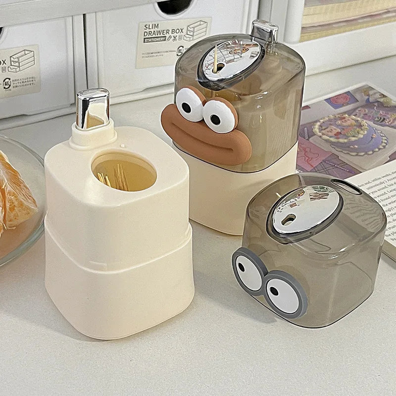 Automatic Pop-Up Toothpick Holder