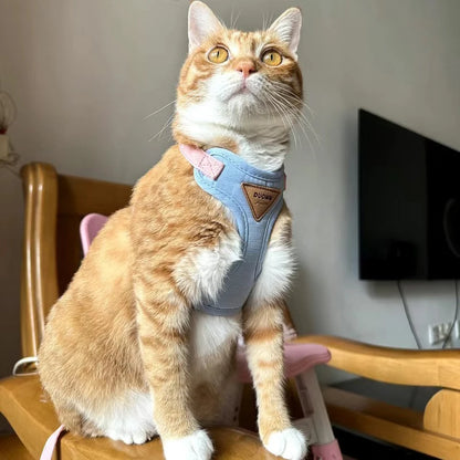 Breathable Cat Harness & Leash Set
