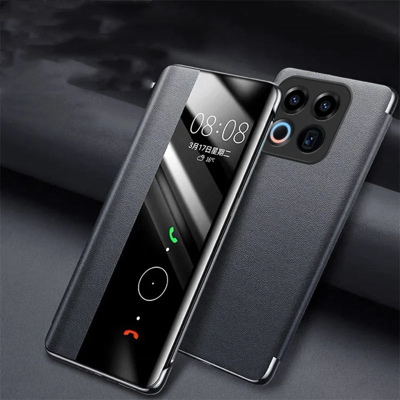Honor X7d Leather Flip Wallet Case
