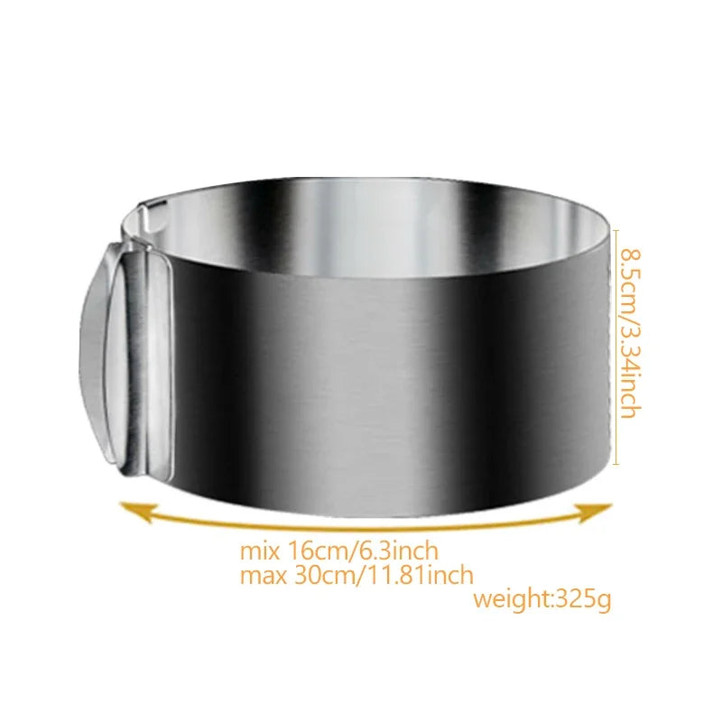 Adjustable Stainless Steel Cake Ring Mold