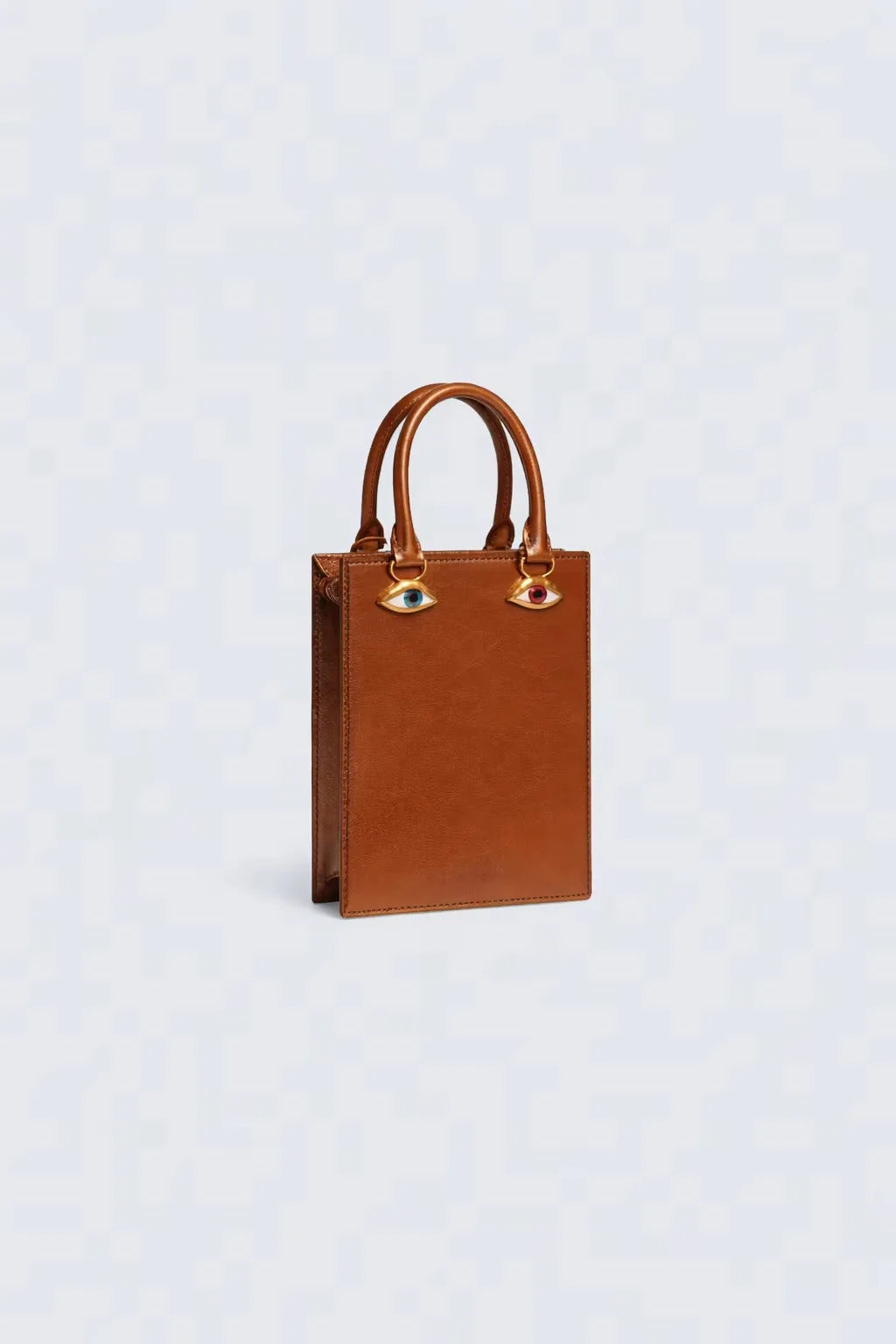 Vintage Mini PU Leather Crossbody Tote Bag