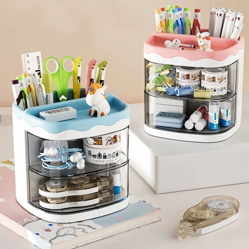 360° Rotating Desktop Pen Holder & Organizer