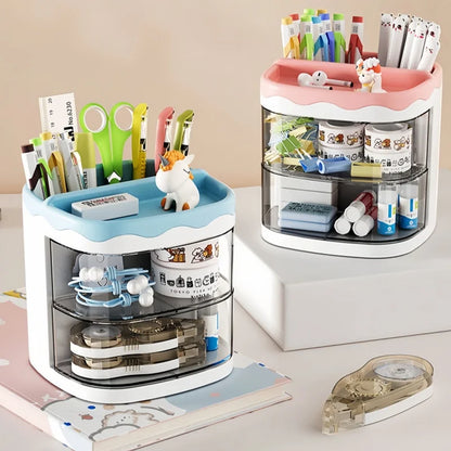 360° Rotating Desktop Pen Holder & Organizer