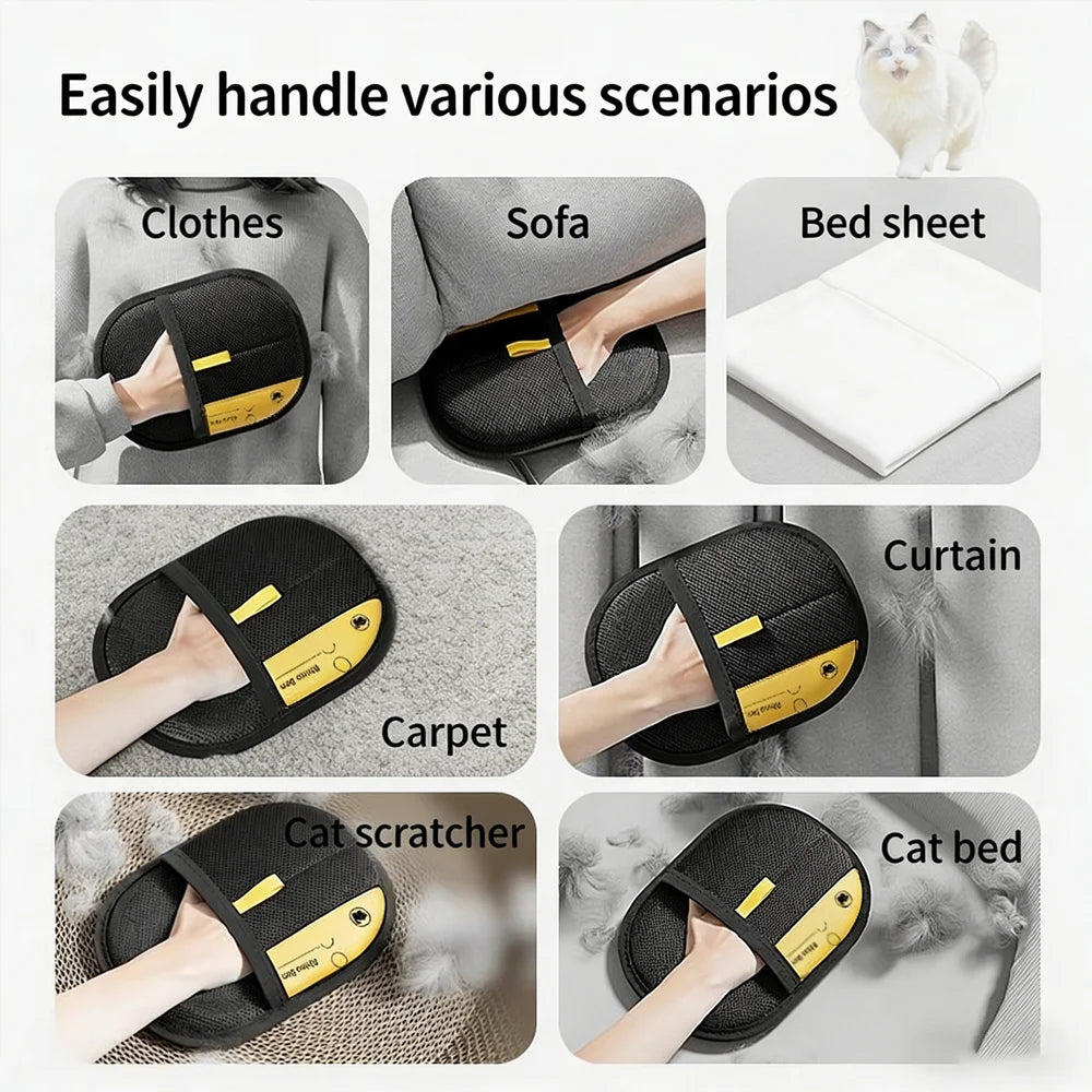 Pet Hair Removal Grooming Glove