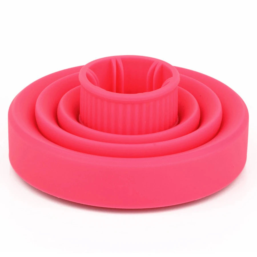 Foldable Silicone Hair Dryer Diffuser Attachment