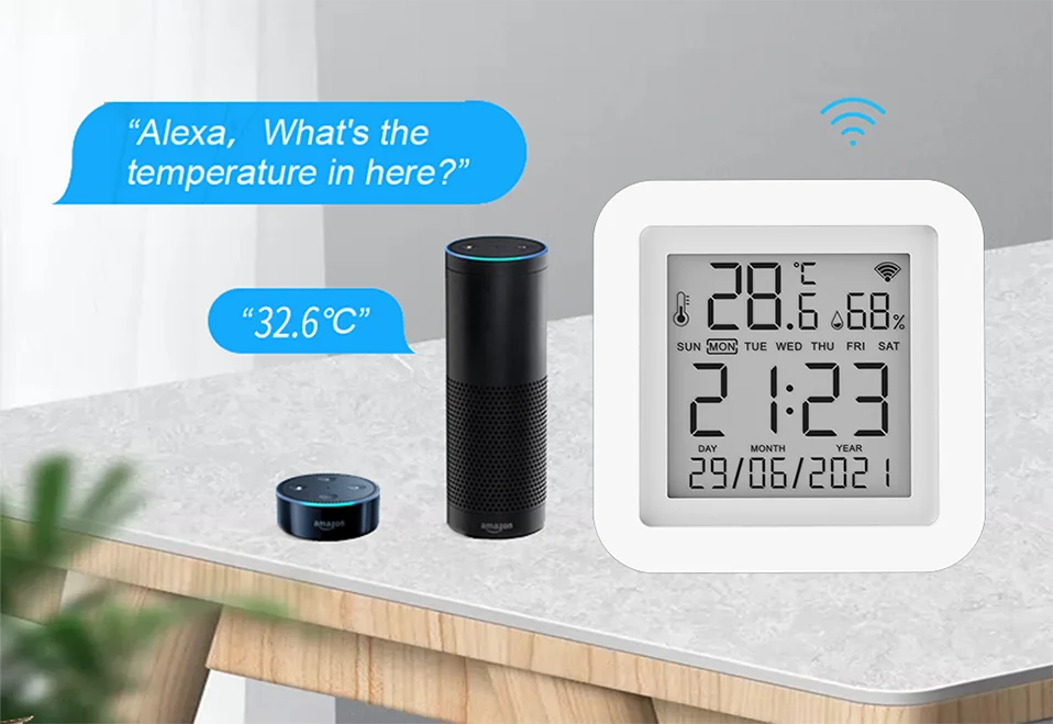 Smart WiFi Temperature & Humidity Monitor