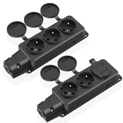 IP54 Waterproof Wall-Mounted Power Socket