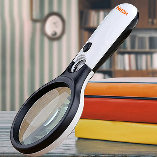 LED Handheld Magnifying Glass 3X & 45X
