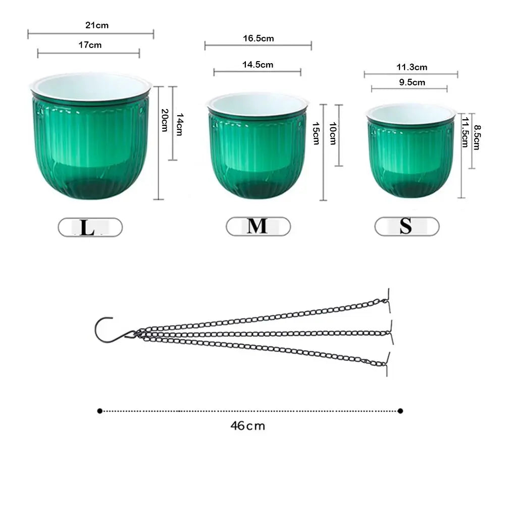 Self-Watering Hanging Planter Pot
