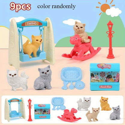 Cute Pet Basket Family Toys