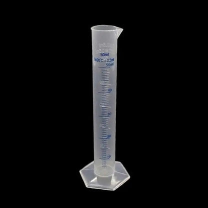 Plastic Graduated Measuring Cylinder with Hexagonal Base