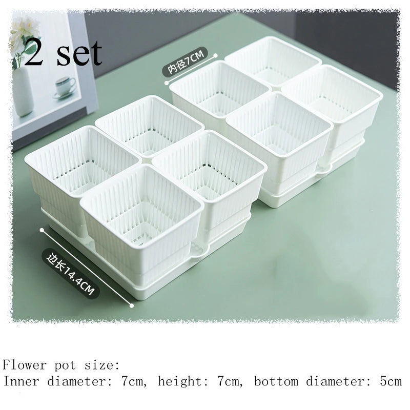 Breathable Mesh Nursery Pots for Succulents & Seedlings
