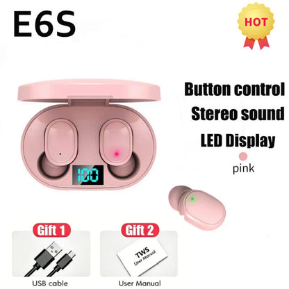 E6S Wireless Bluetooth Earbuds