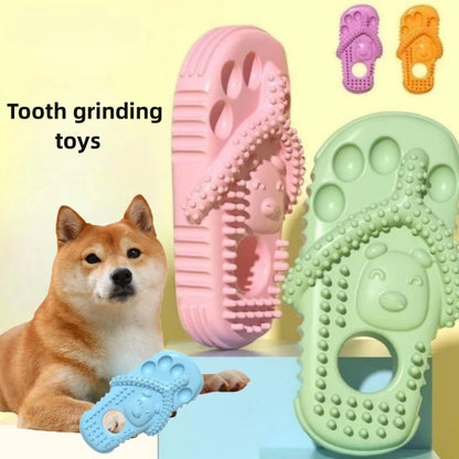 Slipper Shape Squeaky Dog Chew Toy