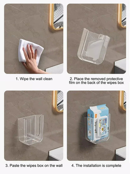 Wall Mounted Wet Wipes Storage Box