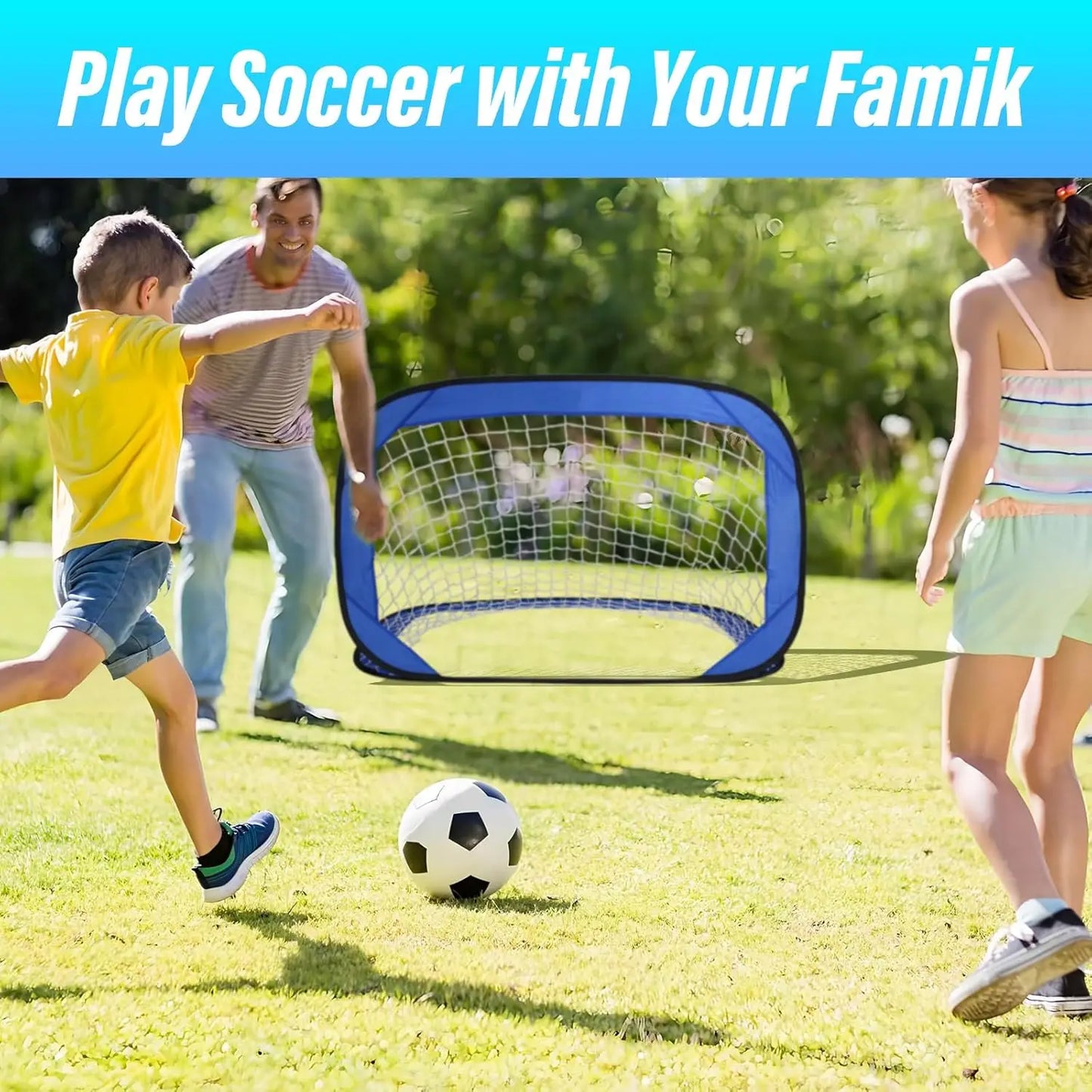 Portable Pop-Up Soccer Goal