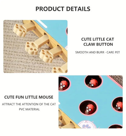 Interactive Pop-Up Cat Scratcher & Puzzle Toy
