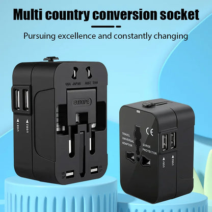 Universal Travel Adapter with USB Ports