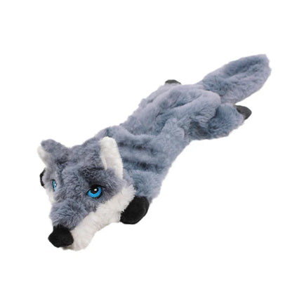 Plush Dog Chew Toy with Squeaker Animal Shape
