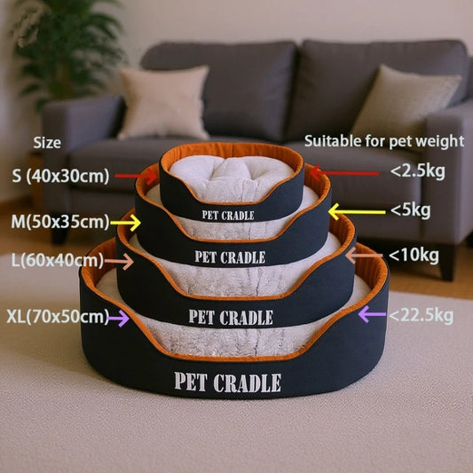 Comfort Plush Pet Nest Bed