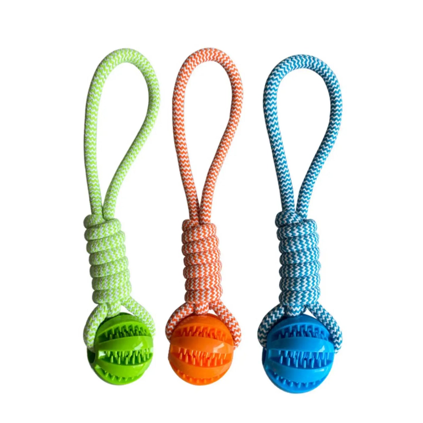 Rope Treat Ball Dog Toy