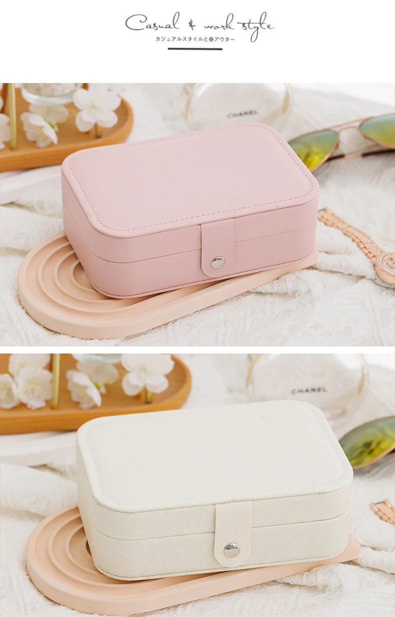 Portable Travel Jewelry Organizer Case