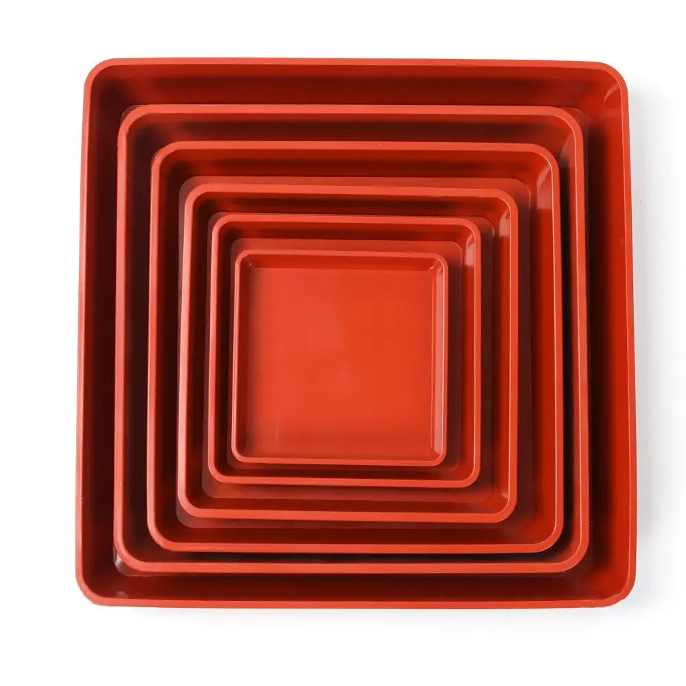 Square Plastic Plant Pot Saucer