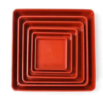 Square Plastic Plant Pot Saucer