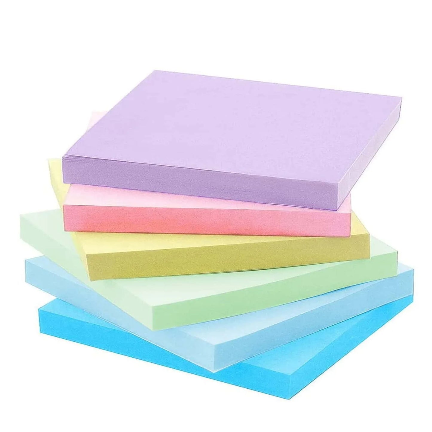 Colorful Self-Adhesive Sticky Notes for Office, School & Study