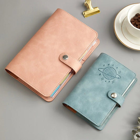 A7 PU Leather 6-Ring Binder Notebook