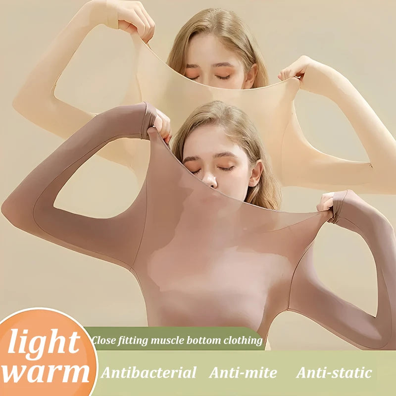 Women’s Seamless Thermal Underwear 2-Piece Set