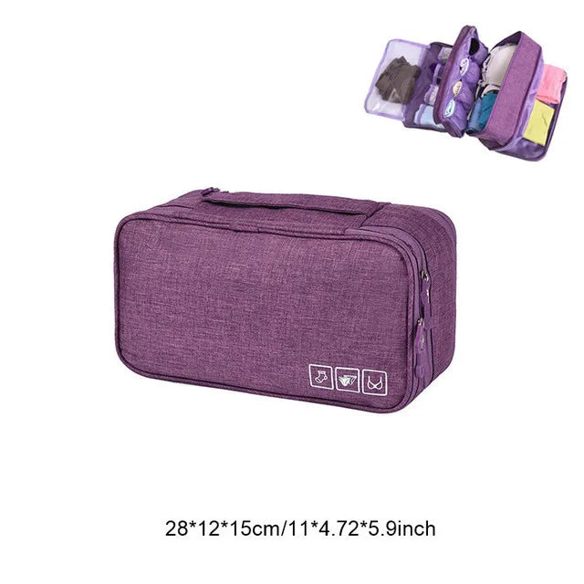 Travel Underwear & Clothing Storage Organizer Bag