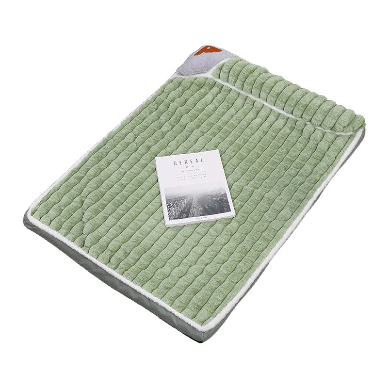 Soft Corduroy Kennel Mattress for Large Dogs