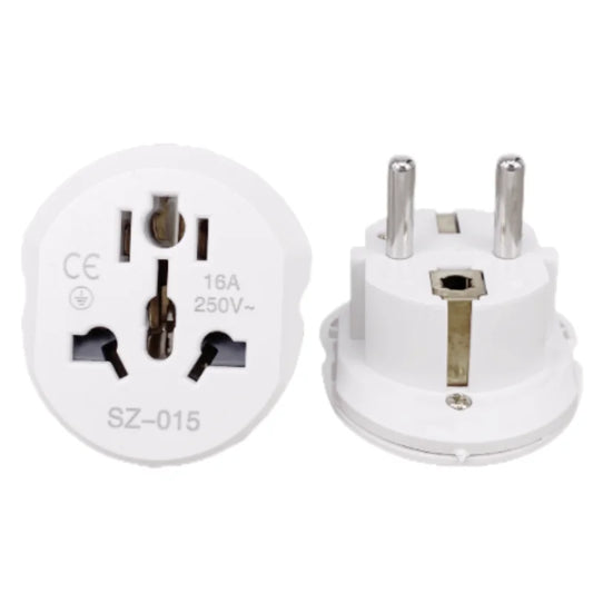 16A Universal EU Travel Plug Adapter