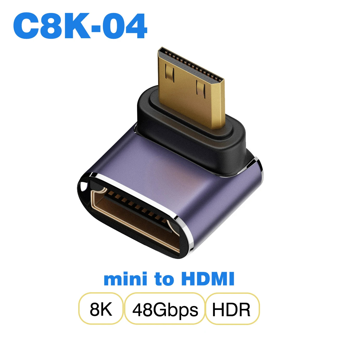 HDMI 2.1 Mini & Micro HDMI to HDMI Adapter – 8K 60Hz 48Gbps