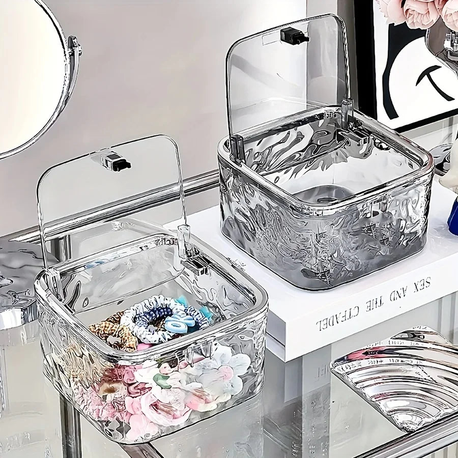 Clear Acrylic Hair Accessories Organizer Box