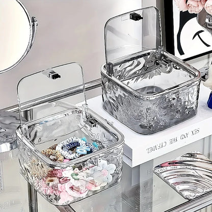 Clear Acrylic Hair Accessories Organizer Box
