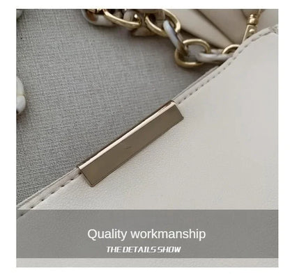 Minimalist Chain Bucket Crossbody Bag