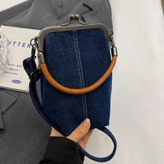 Women’s Denim Phone Crossbody Bag