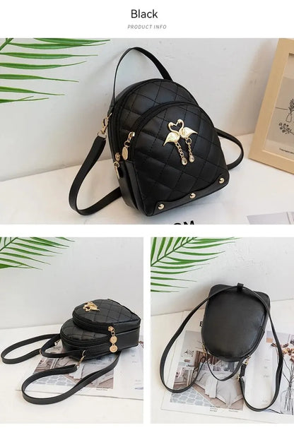 Women’s Compact Mini Backpack with Adjustable Shoulder Straps
