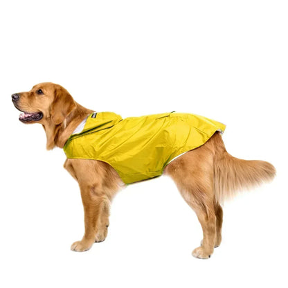 Waterproof Hooded Dog Raincoat