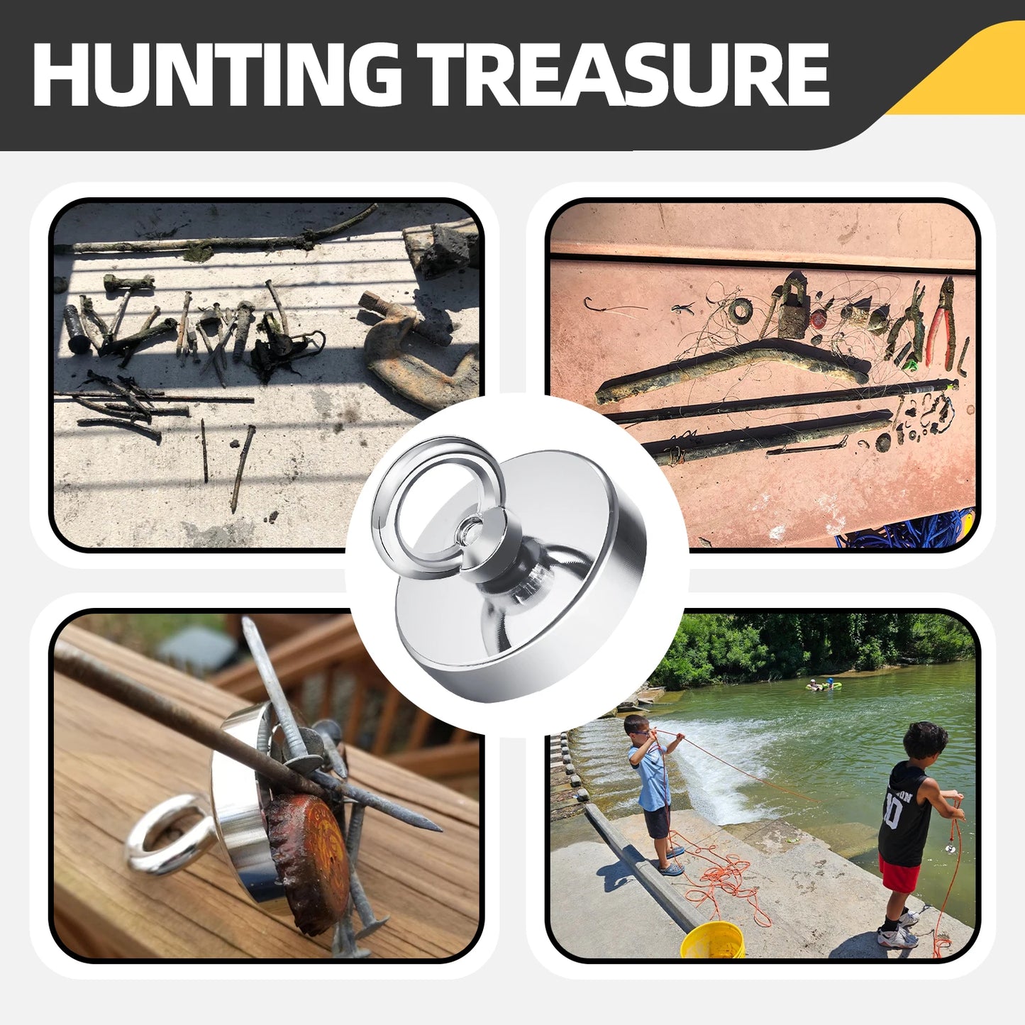 Heavy Duty Neodymium Fishing Magnet