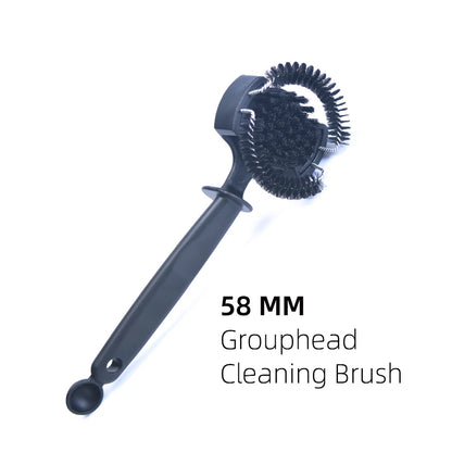 Espresso Machine Group Head Cleaning Brush with Removable Cleaning Head