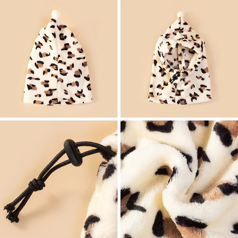 Fleece Dog Hat – Winter Warm Windproof Pet Headgear