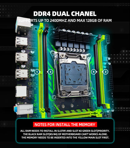 ZSUS X99 LGA2011-3 Motherboard Kit
