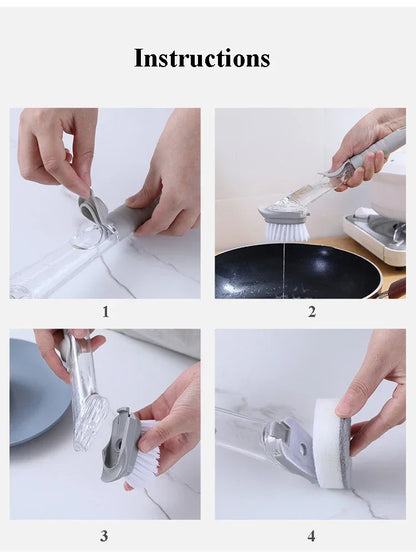 Soap Dispensing Dish Brush