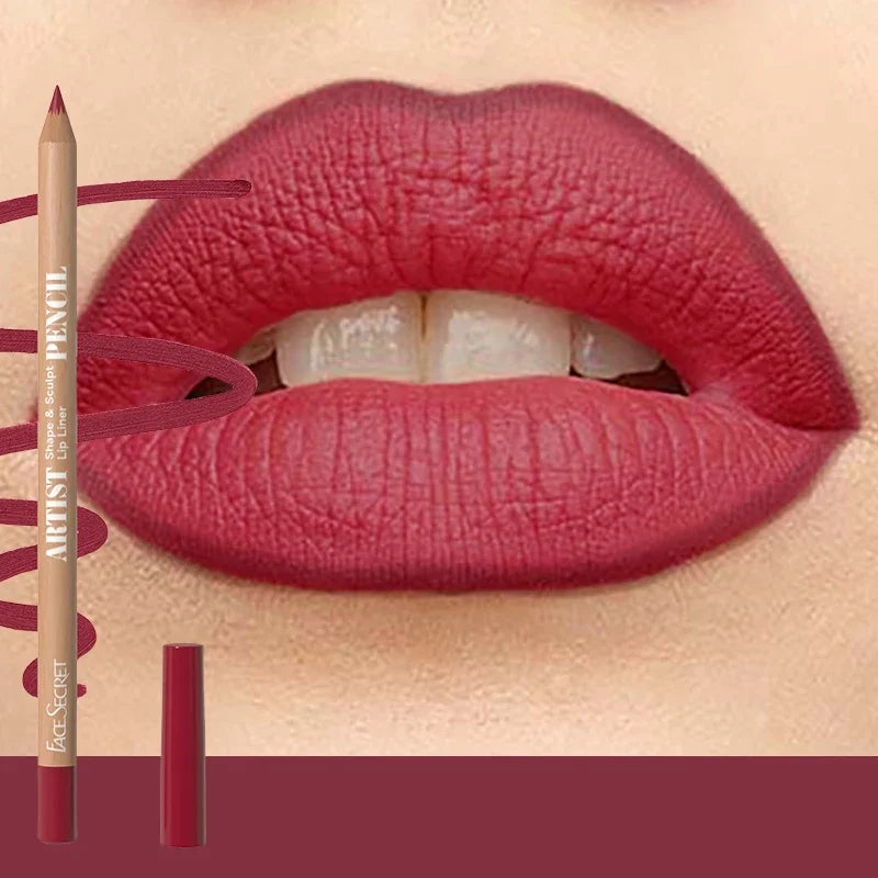 18 Color Lip Liner Pencil Set